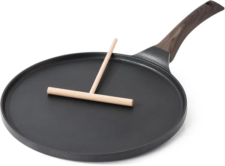 10-Inch Nonstick Crepe & Pancake Pan — Granite-Coated Skillet
