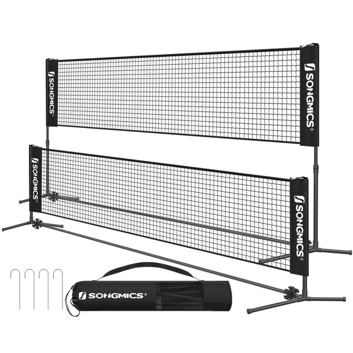 13 ft Adjustable Portable Badminton Net – Foldable Multi-Sport Set