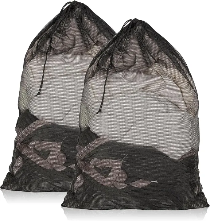 2-Pack 23 x 34 in Mesh Laundry Bags with Locking Drawstring