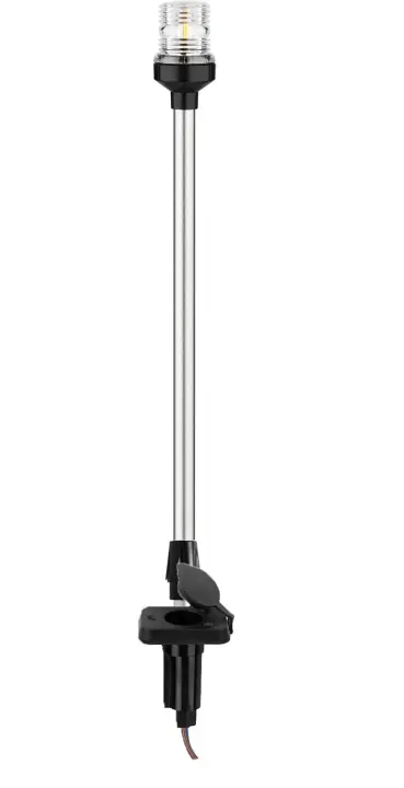 24-Inch Stainless Stern/Anchor Navigation Light — 3NM 360° LED