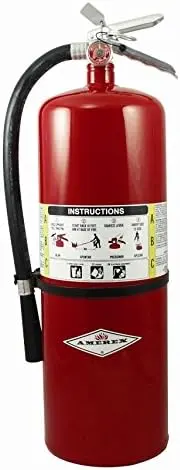 A411 20 lb ABC Dry Chemical Fire Extinguisher with Aluminum Valve