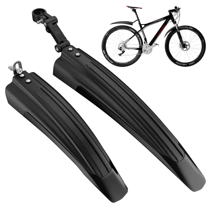 Adjustable Bike Fender Set - Front & Rear Mudguards for 20–26 in Bikes