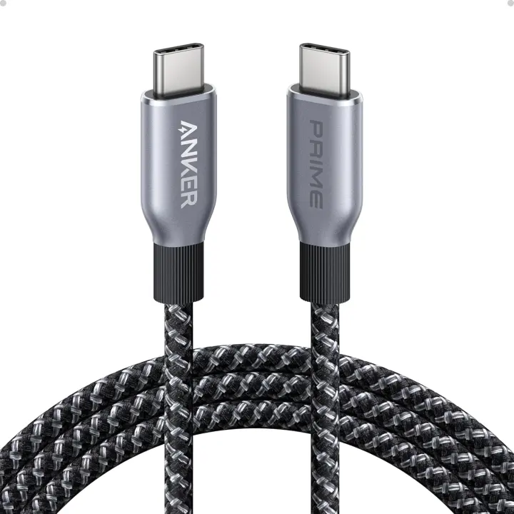 Anker Prime 240W USB-C to USB-C Charging Cable (6 ft) — Upcycled Braided