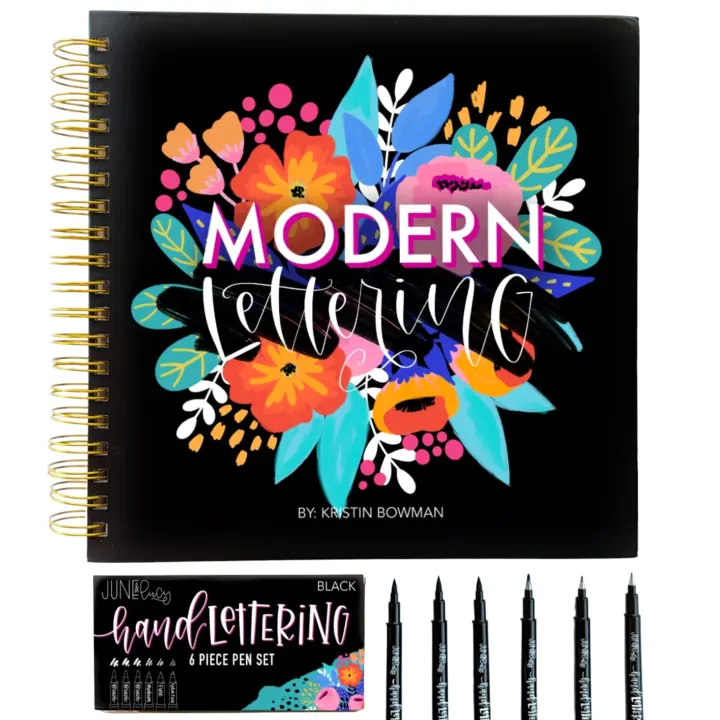 Beginner Calligraphy Kit: Pen Set with Practice Workbook