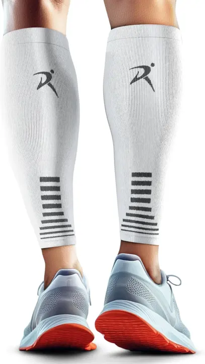 Calf Compression Sleeves (Pair) — Unisex Support for Running & Recovery