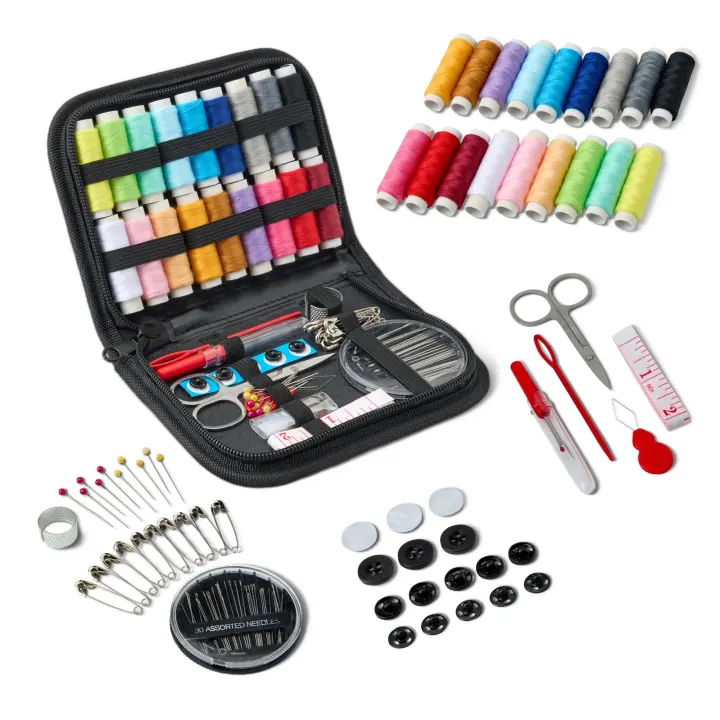 Compact Portable Travel Sewing Kit — Complete Repair Set