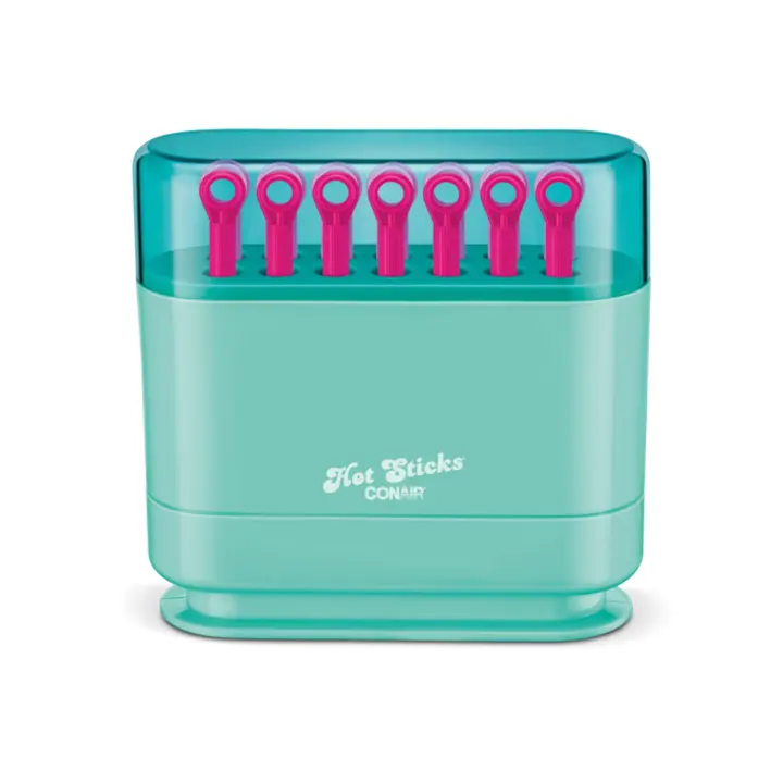 Conair Silicone Hot Rollers — Clip-Free Heat Sticks, 14-Piece Set