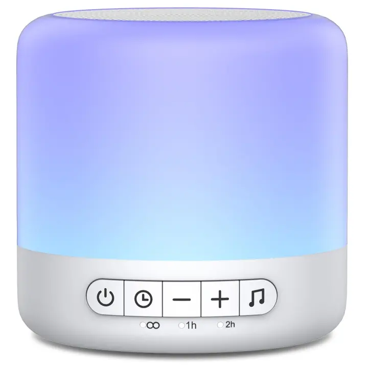 Easysleep Portable White Noise Sound Machine — 30 Sounds & Night Light