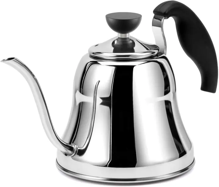 Gooseneck Stovetop Tea Kettle — 28 oz Stainless Steel Pour-Over
