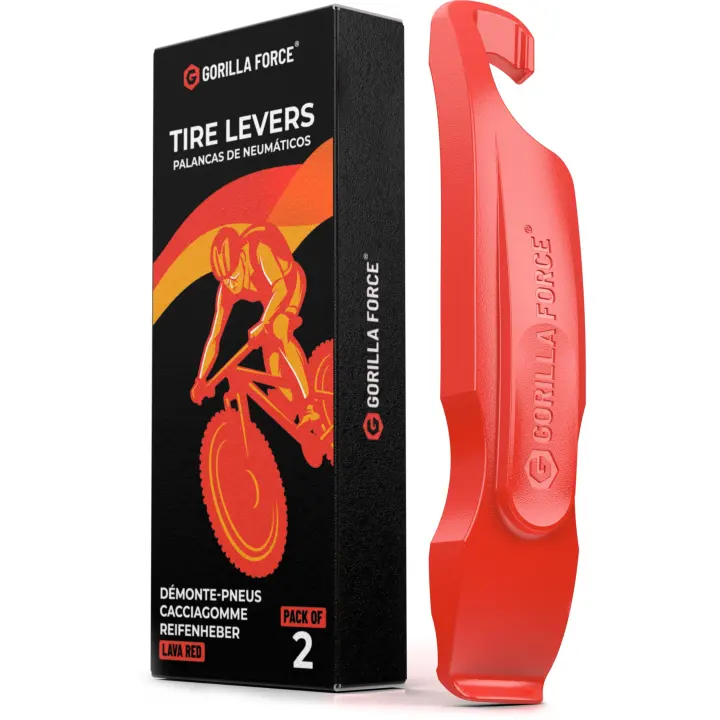 Gorilla Force Bicycle Tire Levers — Pair of Strong No‑Scratch Plastic Tools