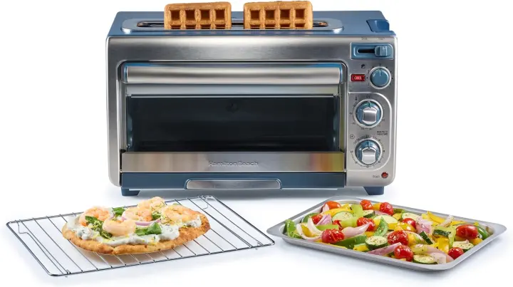 Hamilton Beach 2-in-1 Countertop Oven with Long-Slot 2-Slice Toaster
