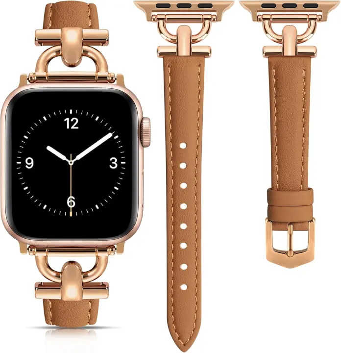 Leather Replacement Band for Apple Watch — Dressy Women's Strap