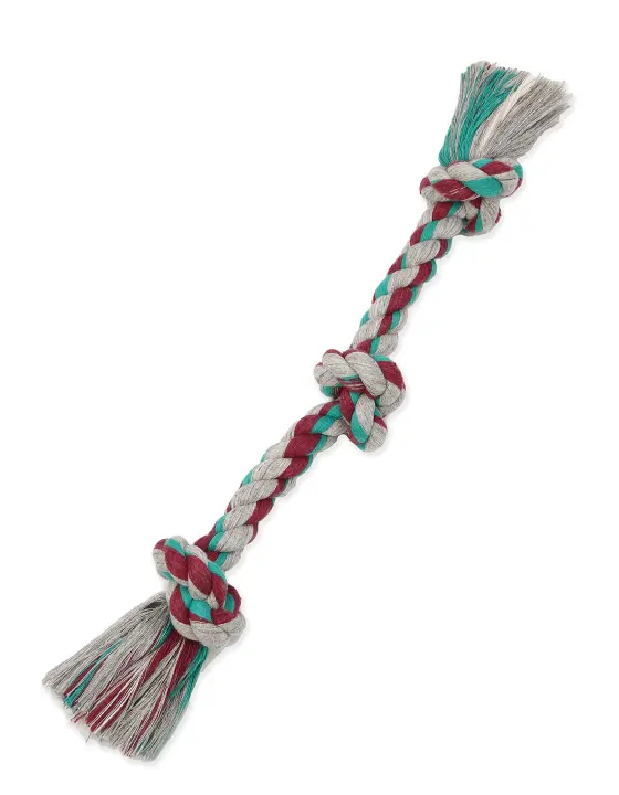 Mammoth 15-Inch Cotton-Blend Rope Tug — Small Dog Chew & Tug Toy