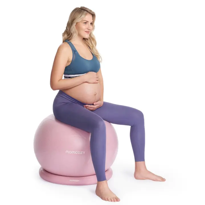 Momcozy BirthEase Pregnancy Ball Set with App-Guided Courses