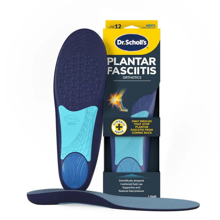 Plantar Fasciitis Relief Orthotic Insoles — Full-Length Support