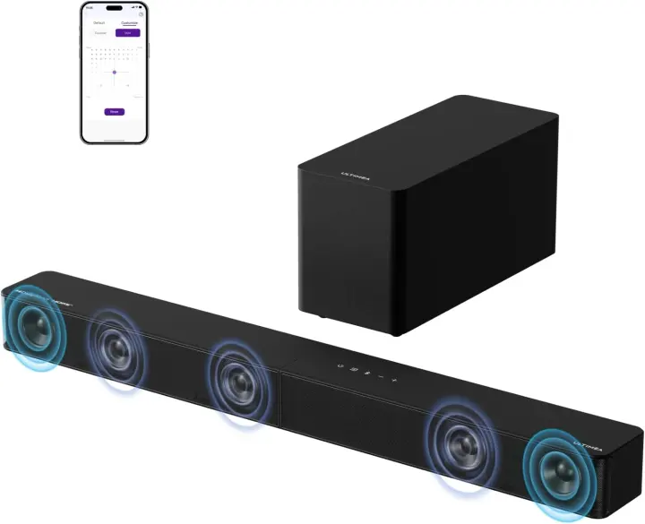 Poseidon M60 5.1‑Channel Dolby Atmos Soundbar System (ULTIMEA)