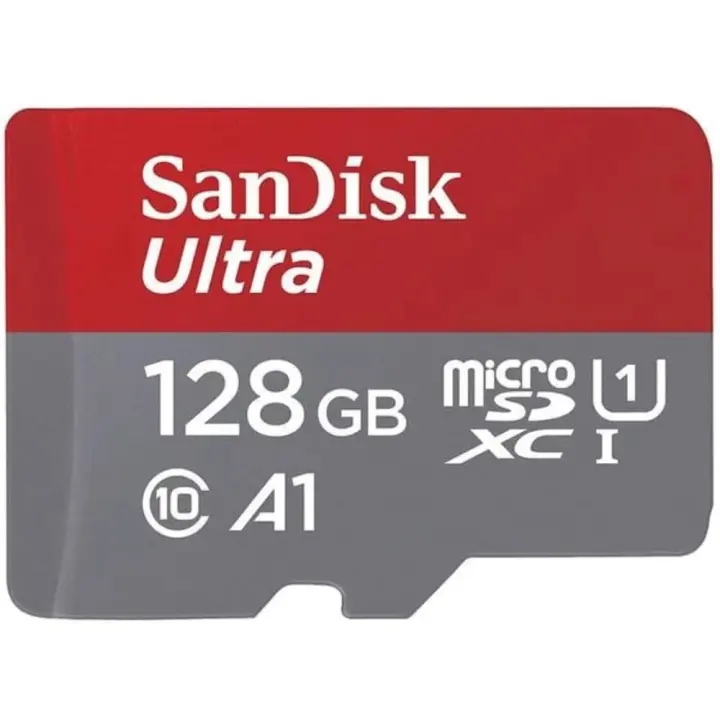 SanDisk Ultra 128GB microSDXC UHS-I Card — Up to 140MB/s, A1