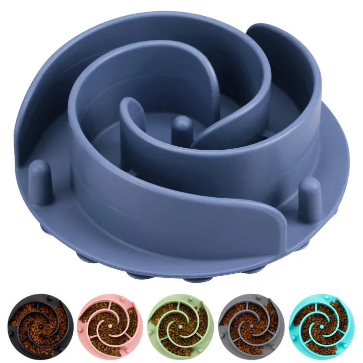 Silicone Slow Feeder Dog Bowl Insert with Suction Cups