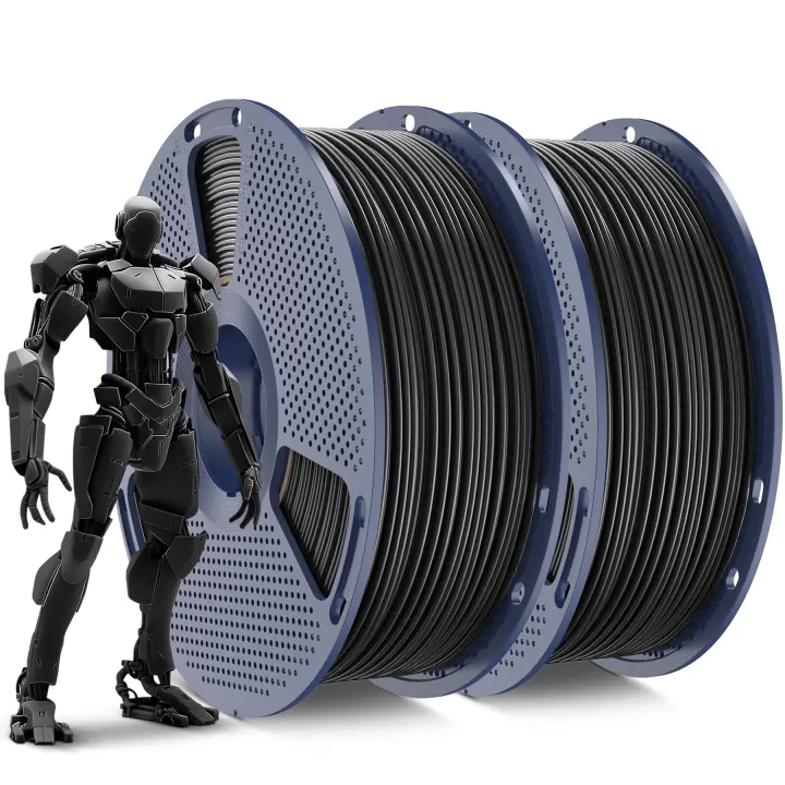 SUNLU ABS 1.75mm Filament — Durable Black Spools for FDM Printers