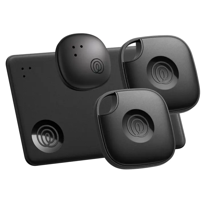 Tile Essentials Bluetooth Trackers — 4-Pack Item Locators (iOS & Android)