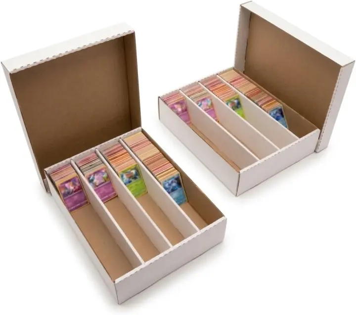 Trading Card Storage Box (2-Pack) — 3,200-Card Monster Box, Made in USA