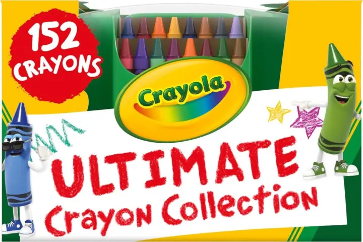 Ultimate 152-Count Crayon Caddy — Bulk Crayon Set for Kids