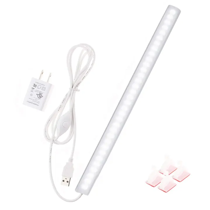 Under-Cabinet LED Light — 12-inch Slim Plug-In, Dimmable 6000K