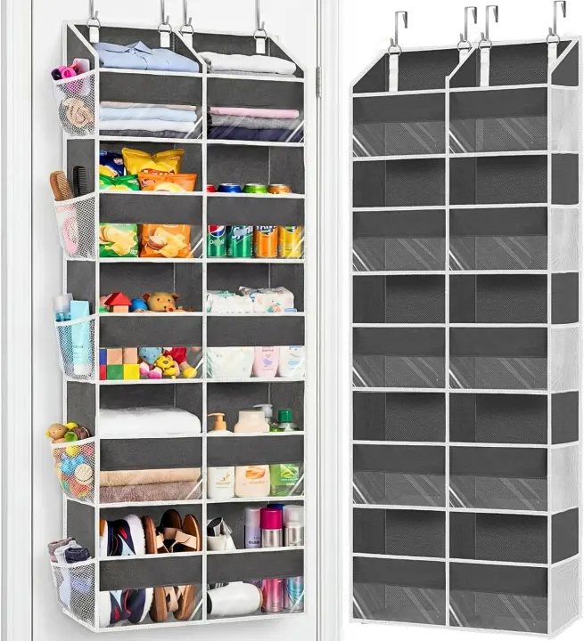 Wide 5-Tier Over‑Door Organizer — 10‑Compartment Storage Rack