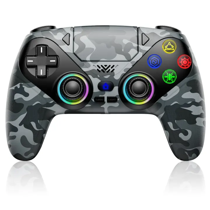Xexvyrin Wireless PS5 Controller — Dual Vibration, Macro & RGB