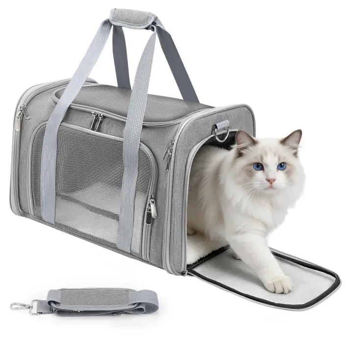 Zedkeys Soft Pet Carrier for Small Dogs & Cats (Up to 16 lb)